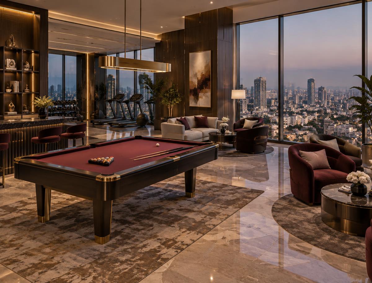 Recreational Floor at Roomi Enclave